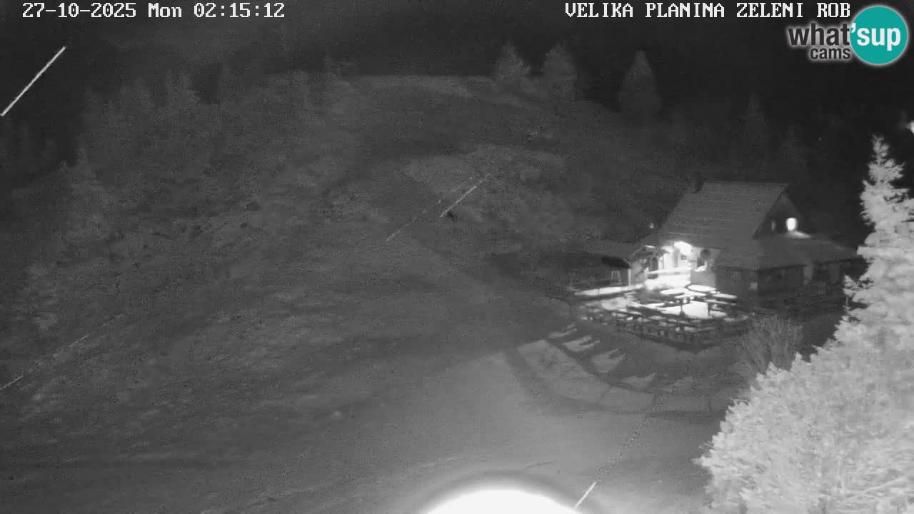 Zeleni Rob | Webcam en vivo Velika Planina