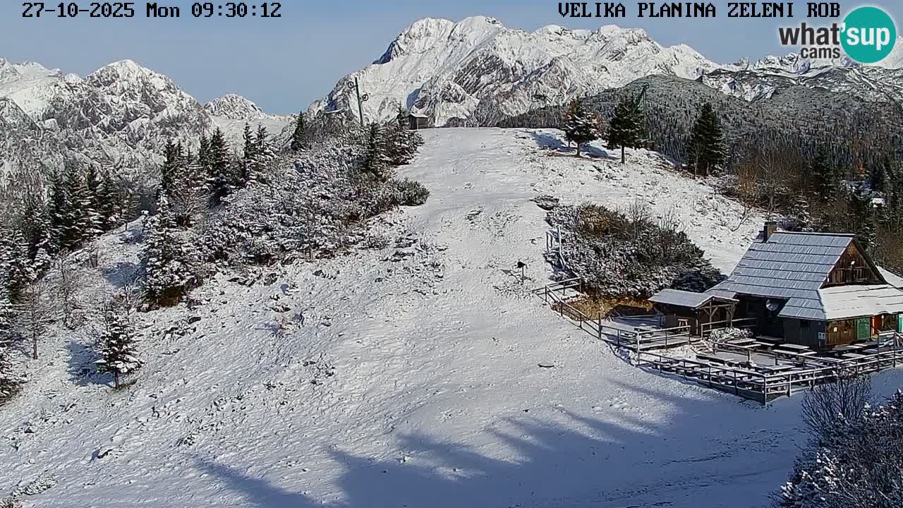 Zeleni Rob – Webcam live | Velika Planina