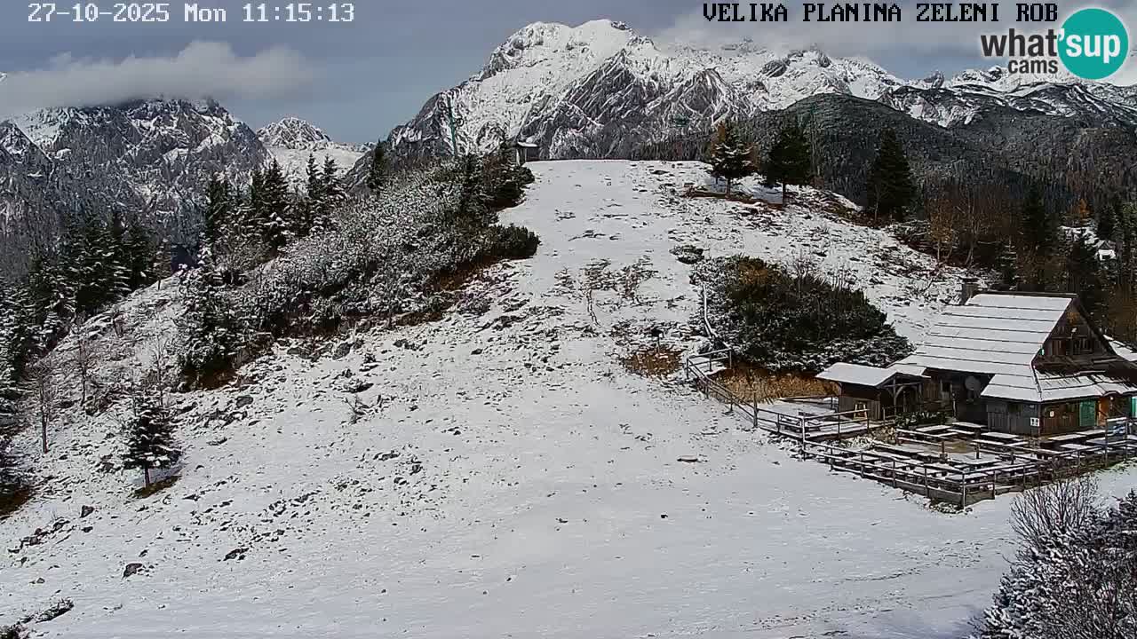 Zeleni Rob | Webcam live Velika Planina