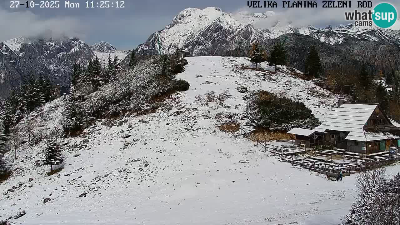 Zeleni Rob – Webcam live | Velika Planina