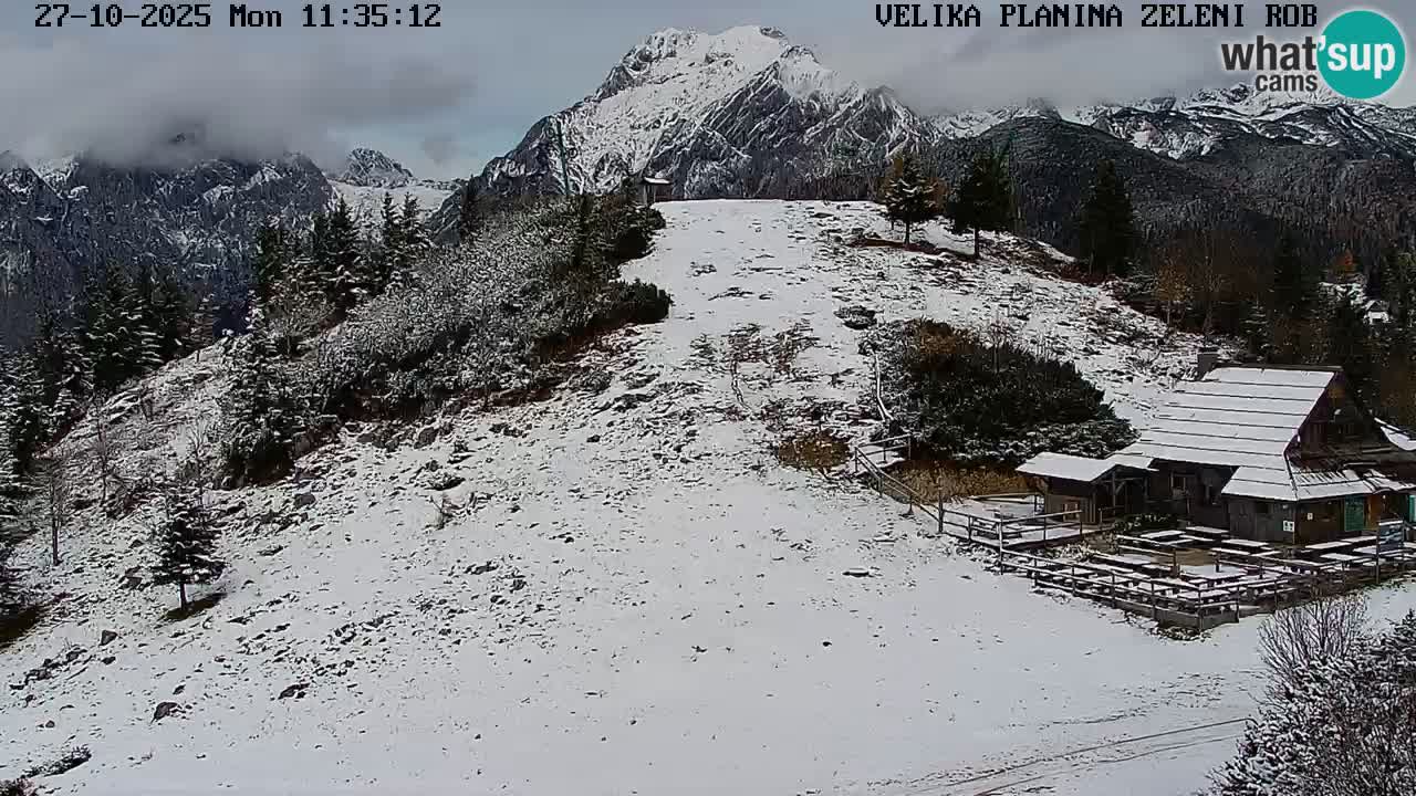 Zeleni Rob – Webcam live | Velika Planina