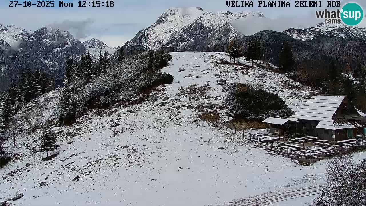 Zeleni Rob – Webcam live | Velika Planina
