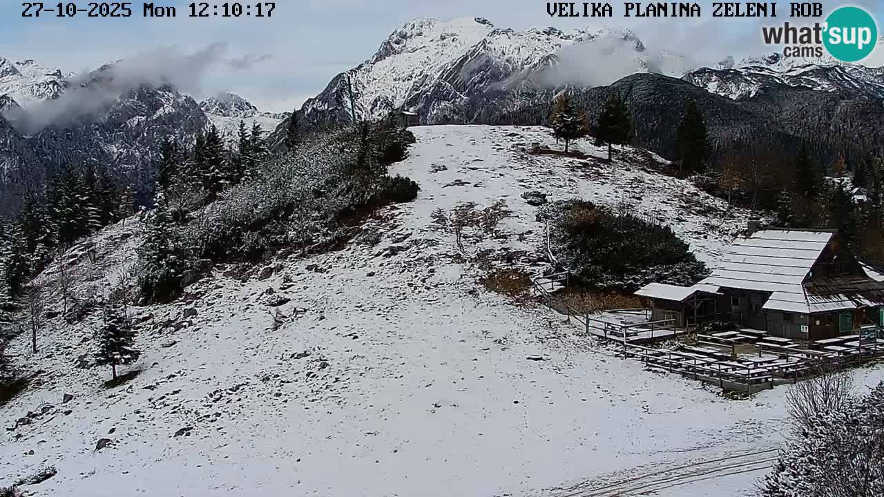 Zeleni Rob – Webcam live | Velika Planina