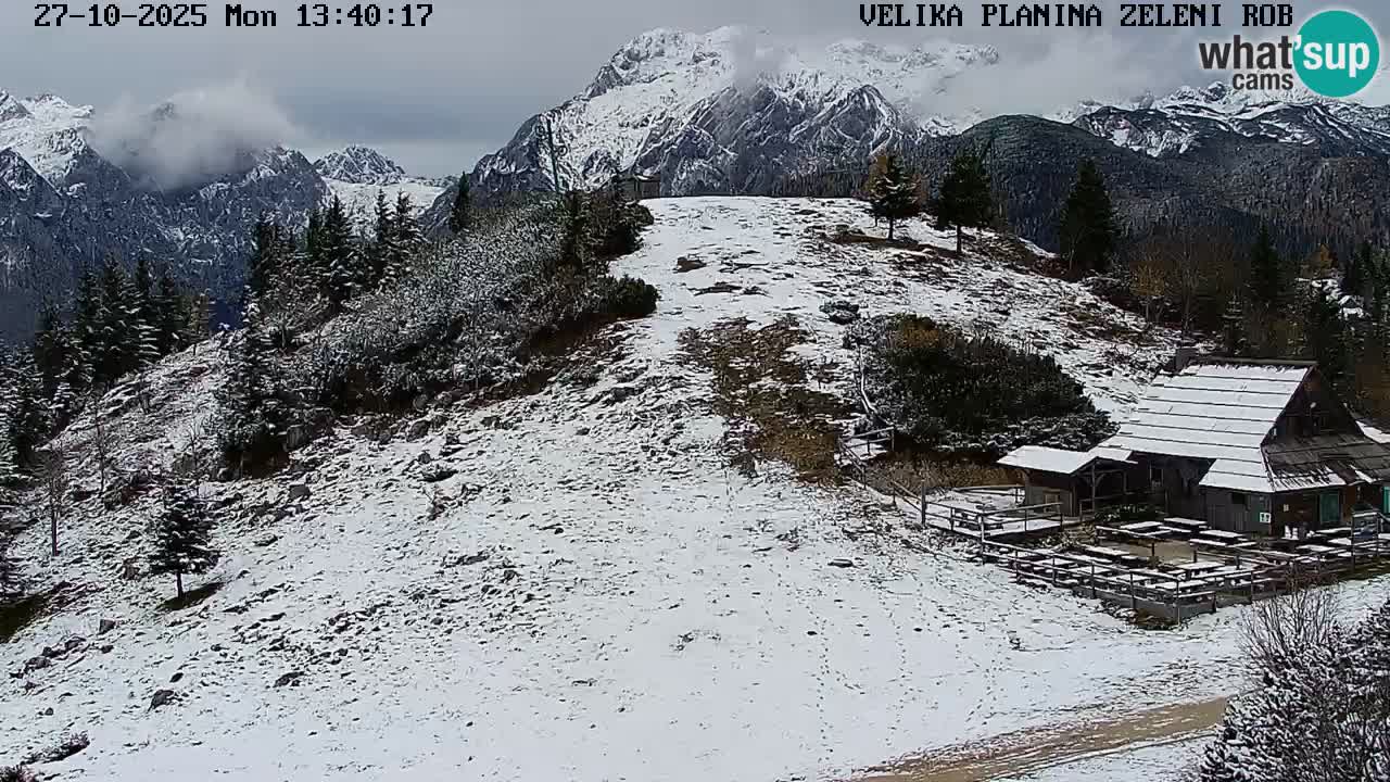 Zeleni Rob | Webcam live Velika Planina