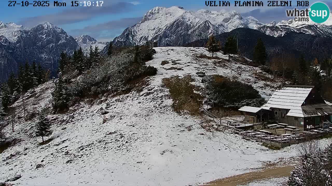 Zeleni Rob – Webcam live | Velika Planina