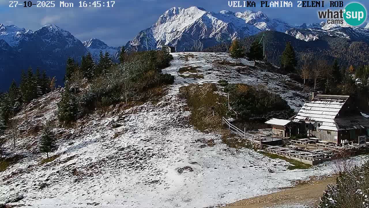 Zeleni Rob – Webcam live | Velika Planina