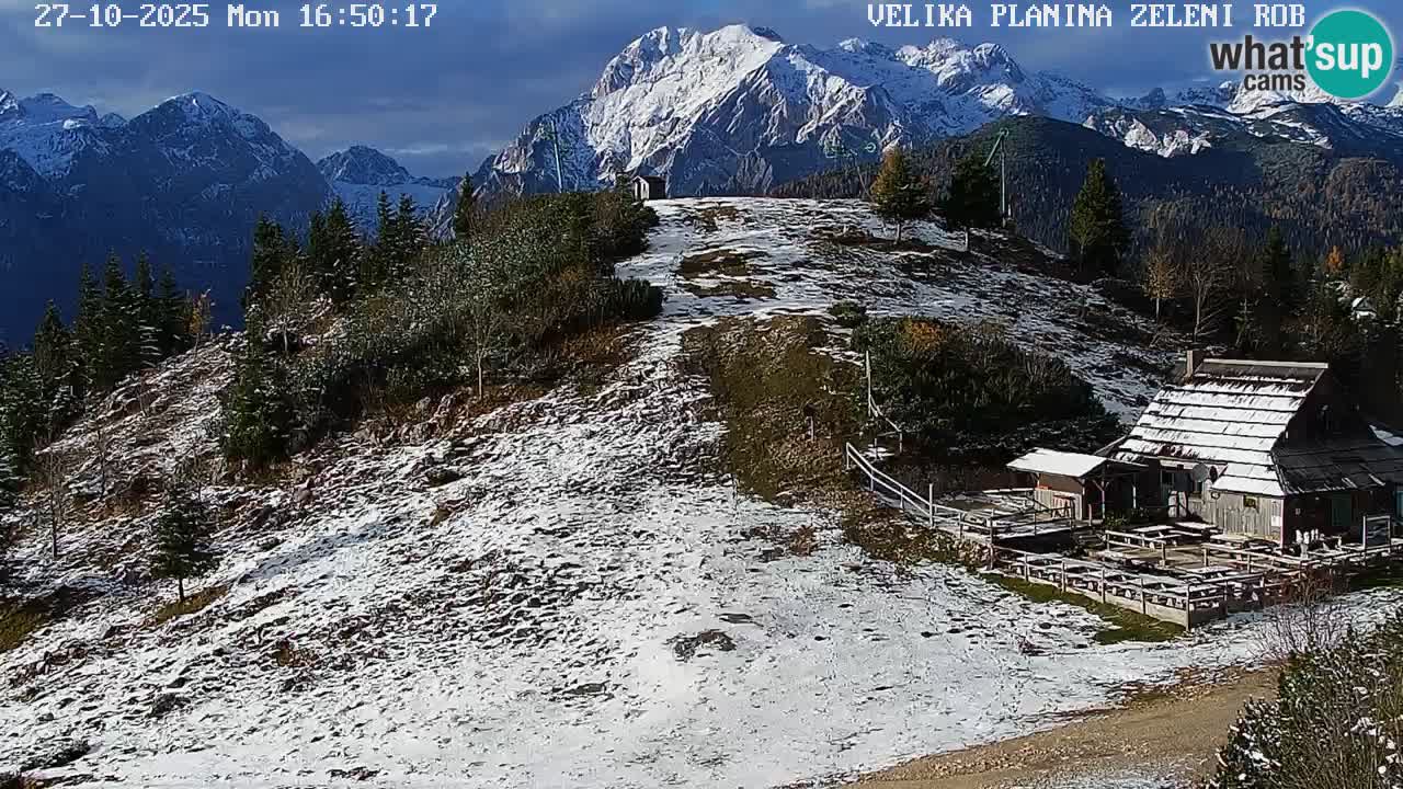 Zeleni Rob – Webcam live | Velika Planina