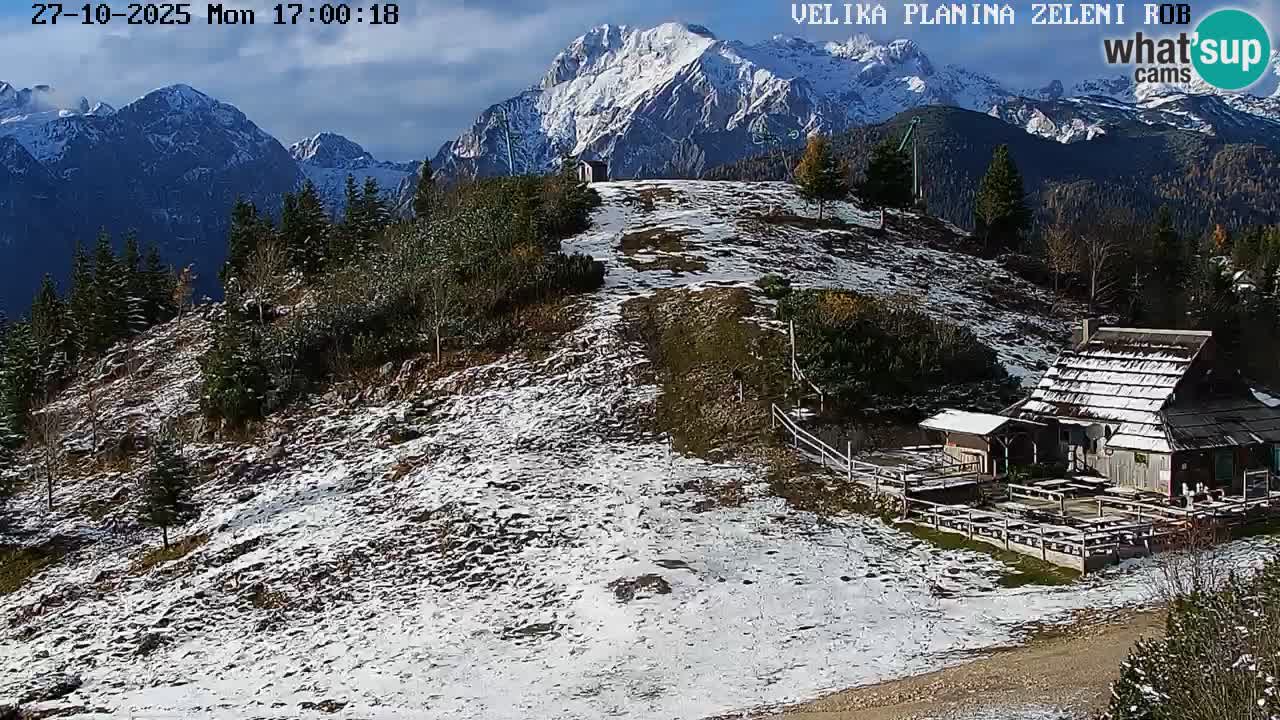 Zeleni Rob | Webcam live Velika Planina
