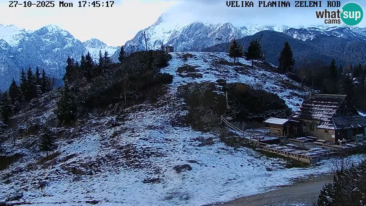 Zeleni Rob – Webcam live | Velika Planina