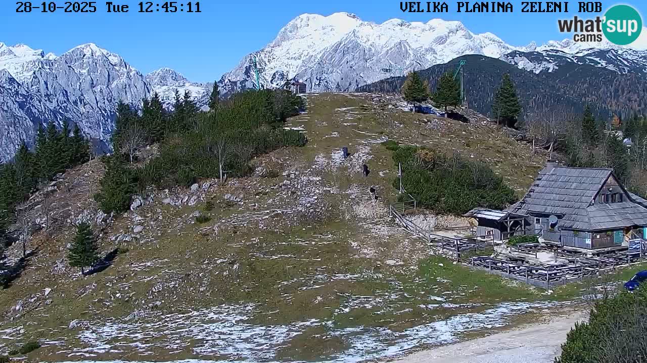 Zeleni Rob | Webcam live Velika Planina