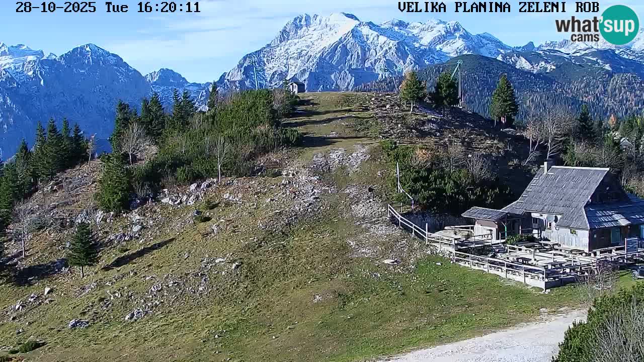 Zeleni Rob – Webcam live | Velika Planina