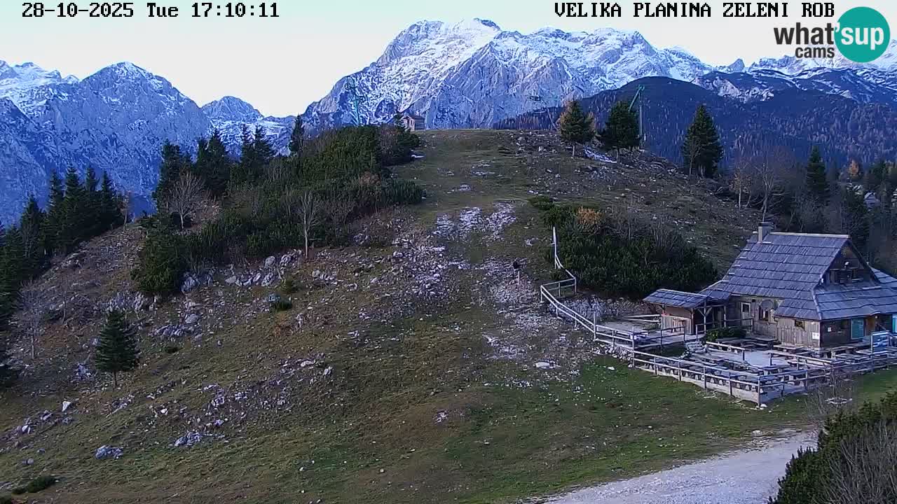 Zeleni Rob – Webcam live | Velika Planina