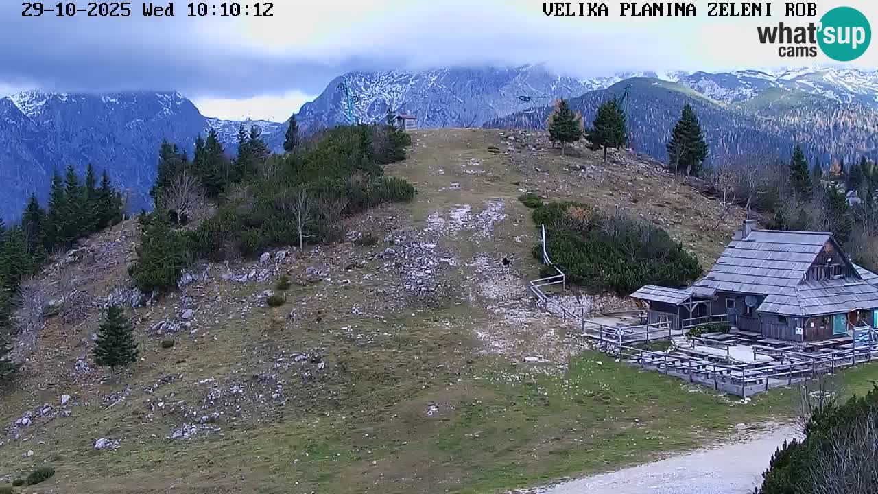 Zeleni Rob – Webcam live | Velika Planina