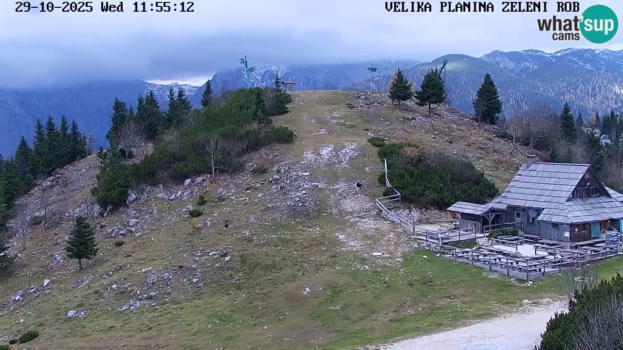 Zeleni Rob | Webcam en vivo Velika Planina