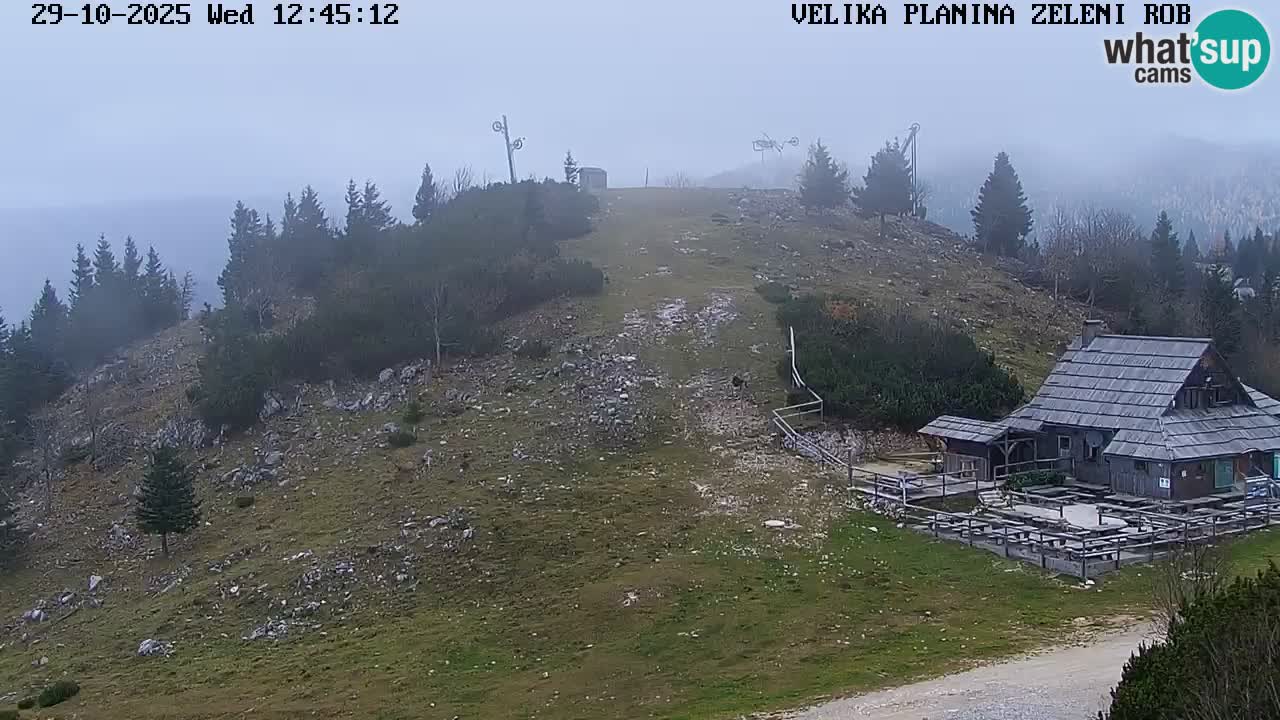 Zeleni Rob – Webcam live | Velika Planina