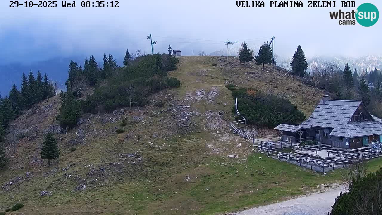 Zeleni Rob | Web kamera Velika Planina