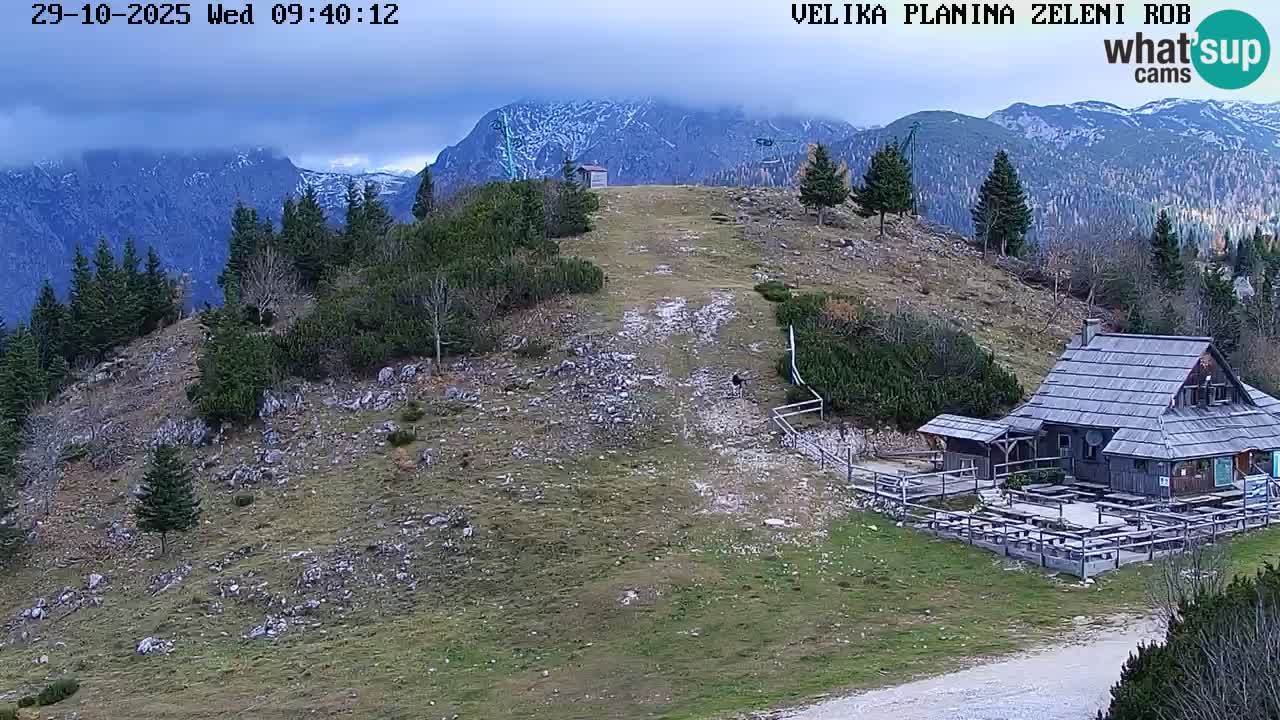 Zeleni Rob – Webcam live | Velika Planina
