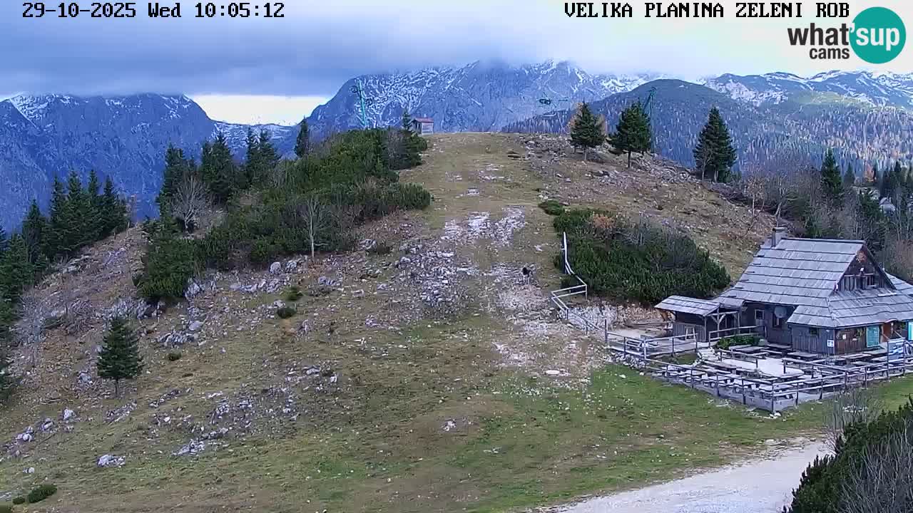 Zeleni Rob – Webcam live | Velika Planina
