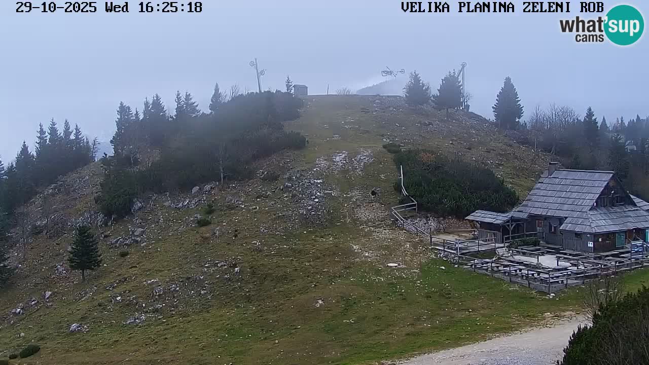 Zeleni Rob | Webcam live Velika Planina