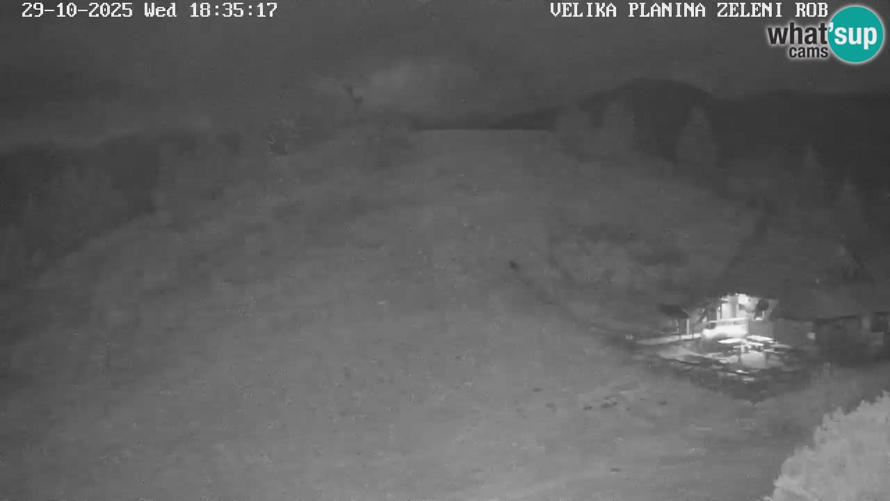 Zeleni Rob | Webcam en vivo Velika Planina