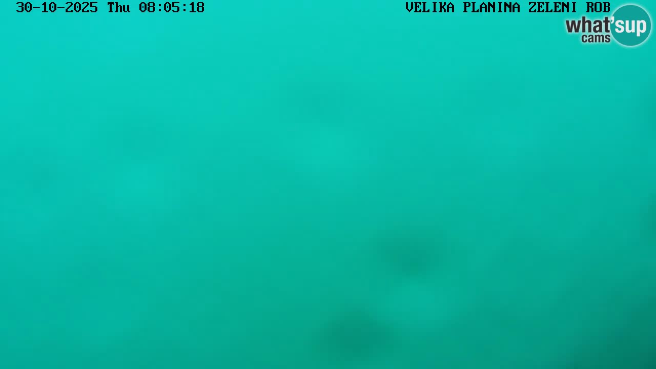Zeleni Rob | Webcam en vivo Velika Planina