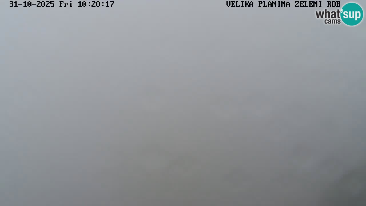 Zeleni Rob – kamera v živo | Velika Planina
