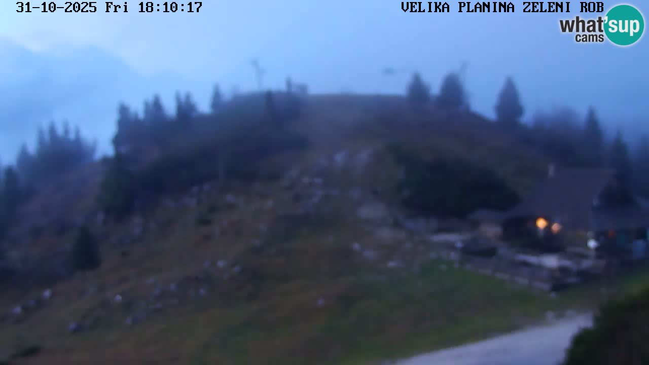 Zeleni Rob | Web kamera Velika Planina