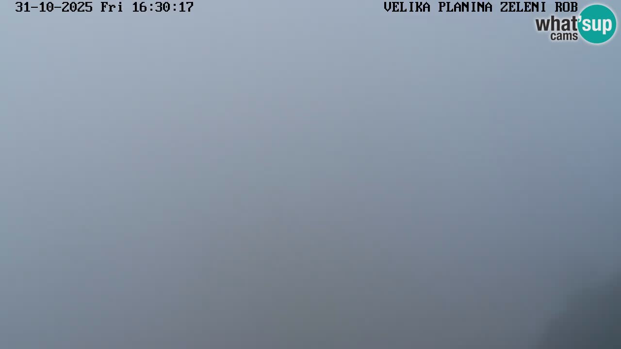 Zeleni Rob – kamera v živo | Velika Planina