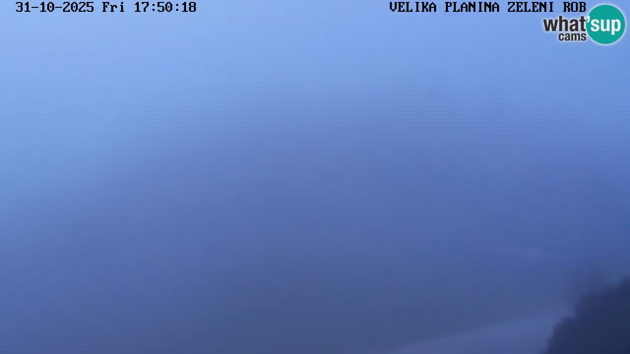 Zeleni Rob | Webcam en vivo Velika Planina