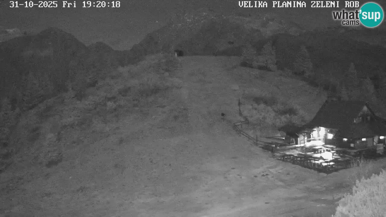 Zeleni Rob | Webcam en vivo Velika Planina