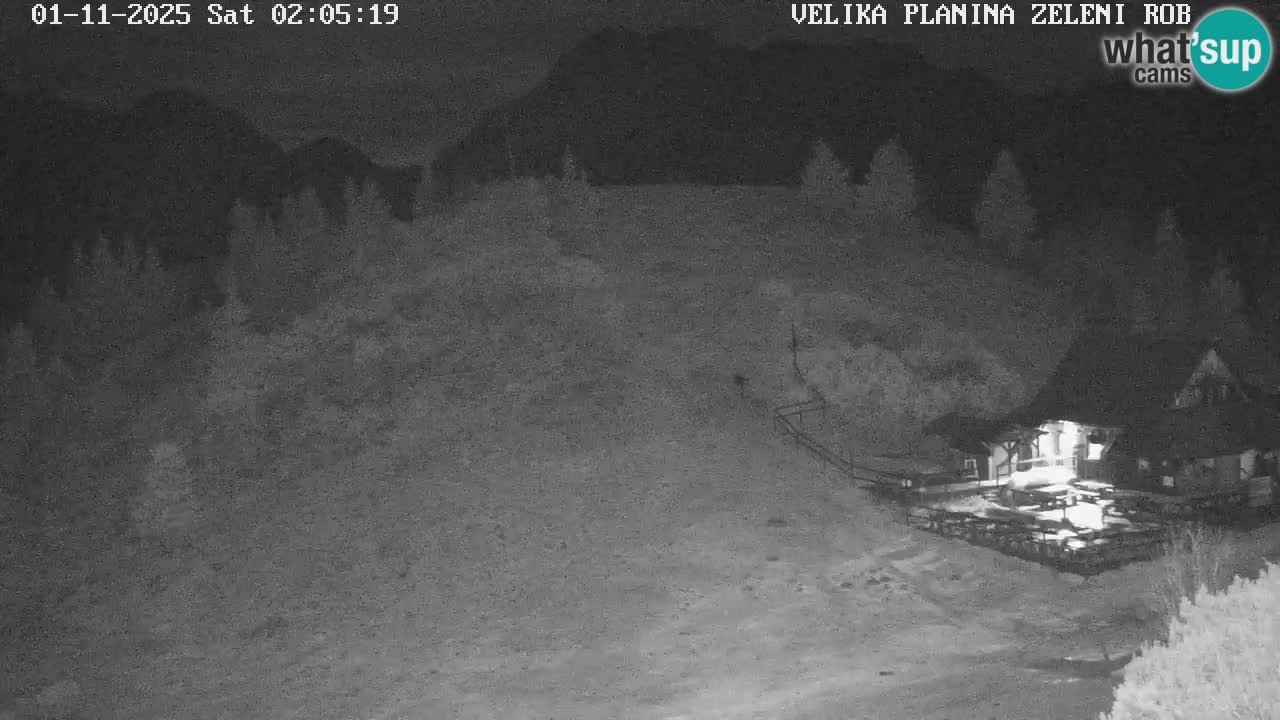 Zeleni Rob | Webcam en vivo Velika Planina