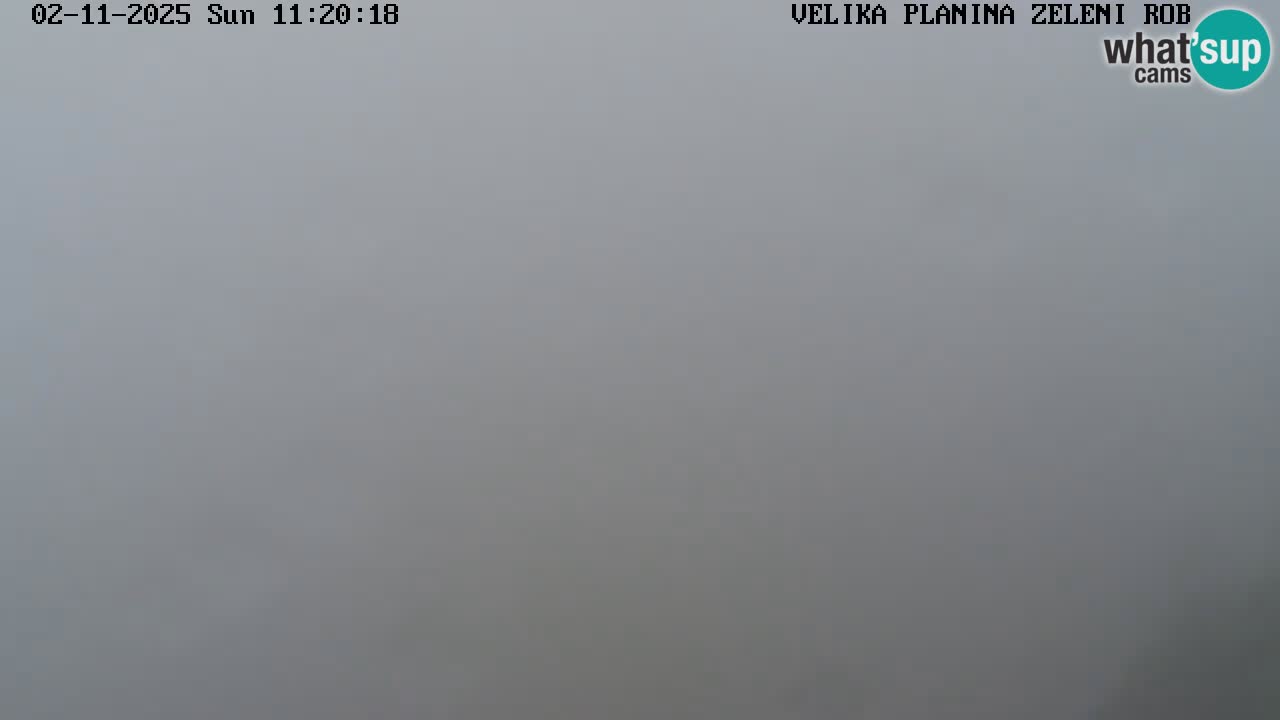 Zeleni Rob – kamera v živo | Velika Planina