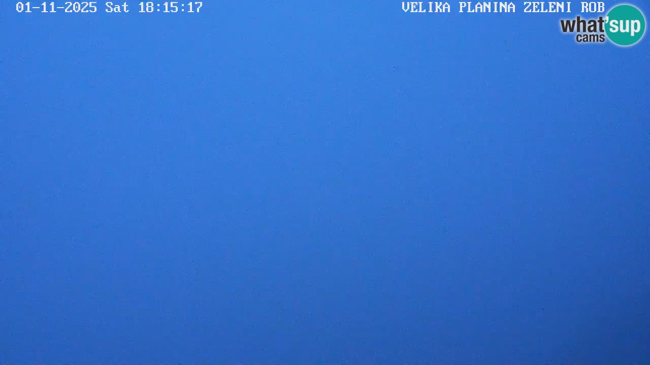 Zeleni Rob – kamera v živo | Velika Planina