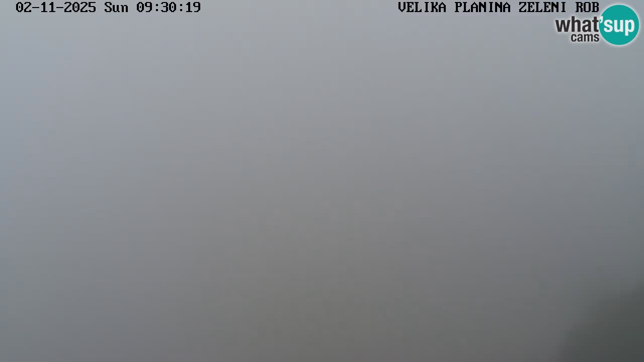 Zeleni Rob – Webcam live | Velika Planina