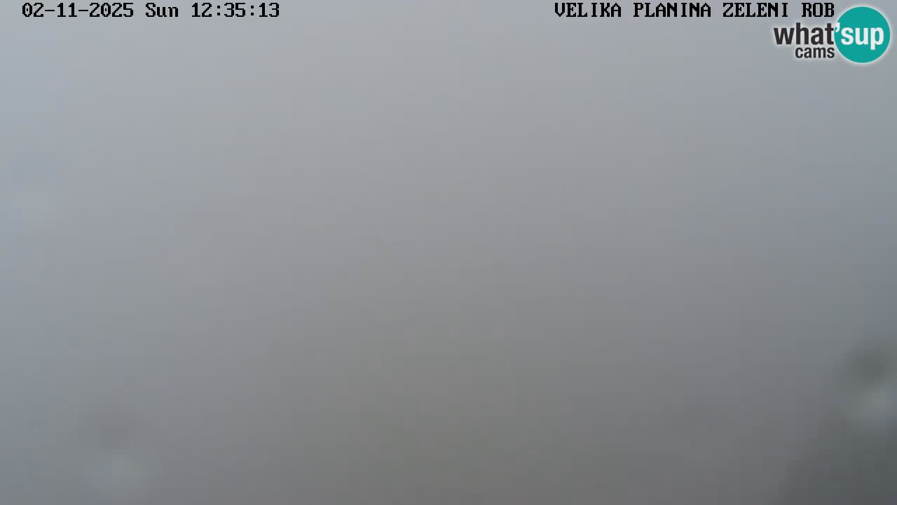 Zeleni Rob | Webcam en vivo Velika Planina