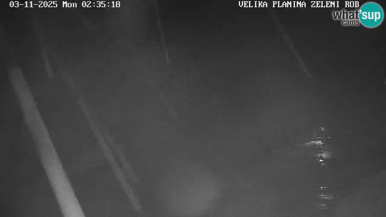 Zeleni Rob | Webcam en vivo Velika Planina
