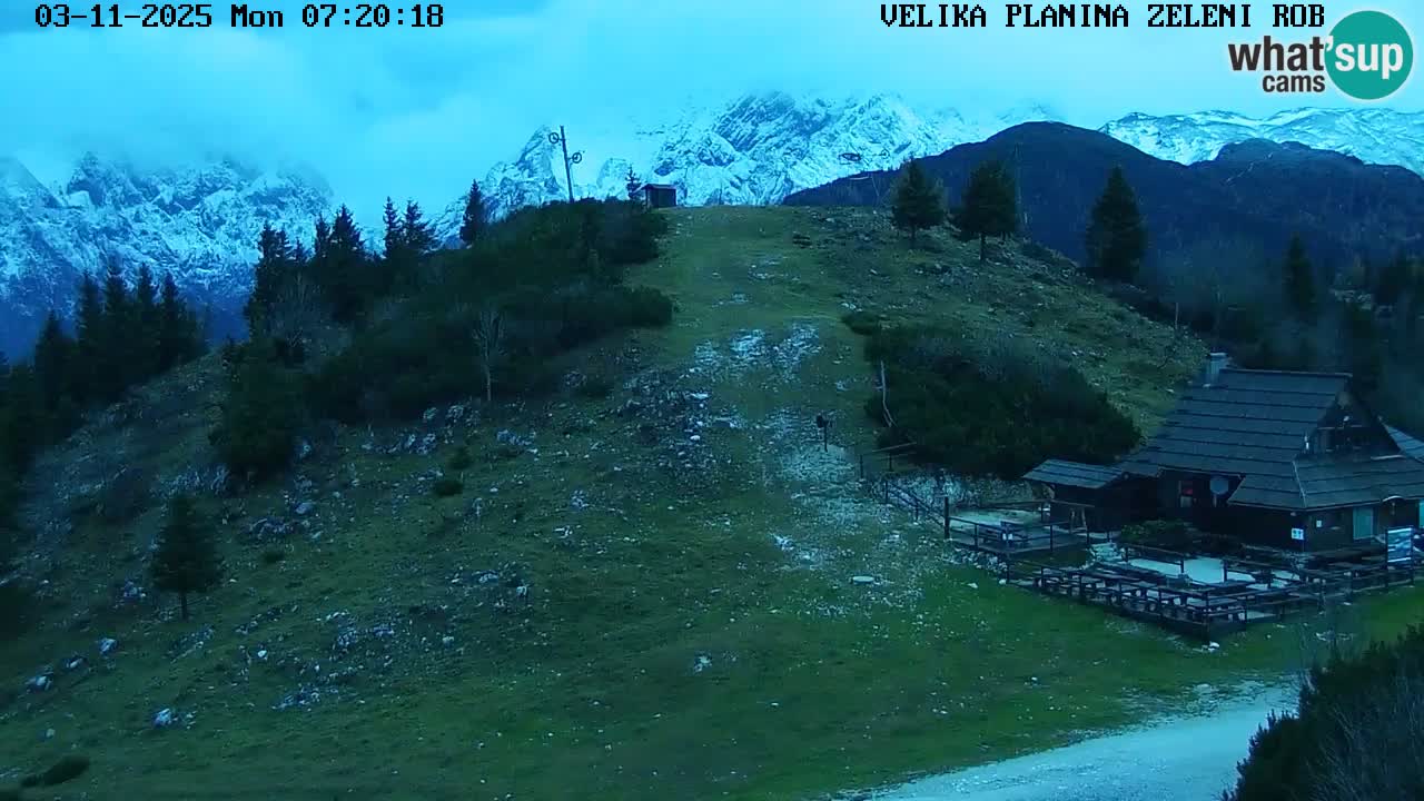 Zeleni Rob | Webcam live Velika Planina
