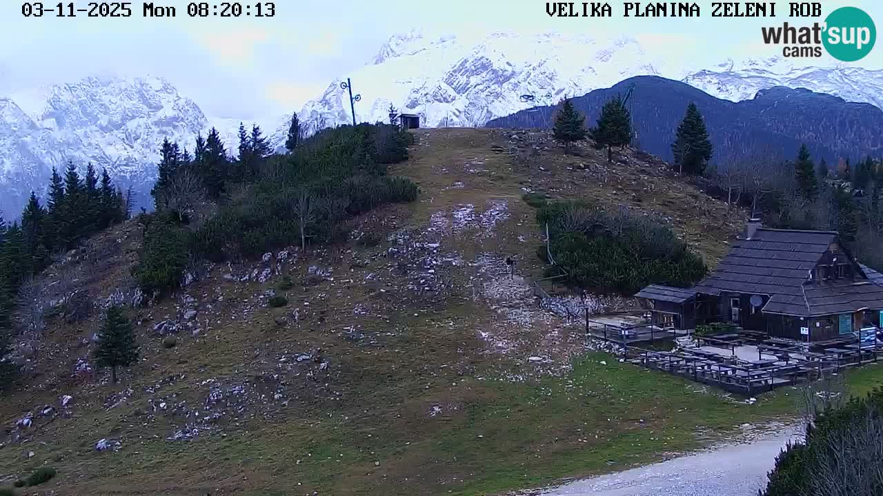 Zeleni Rob | Webcam en vivo Velika Planina