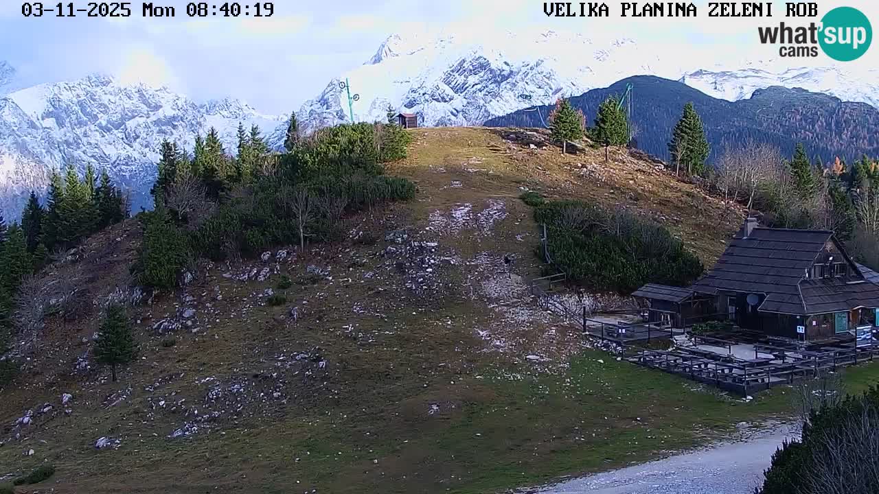 Zeleni Rob – Webcam live | Velika Planina