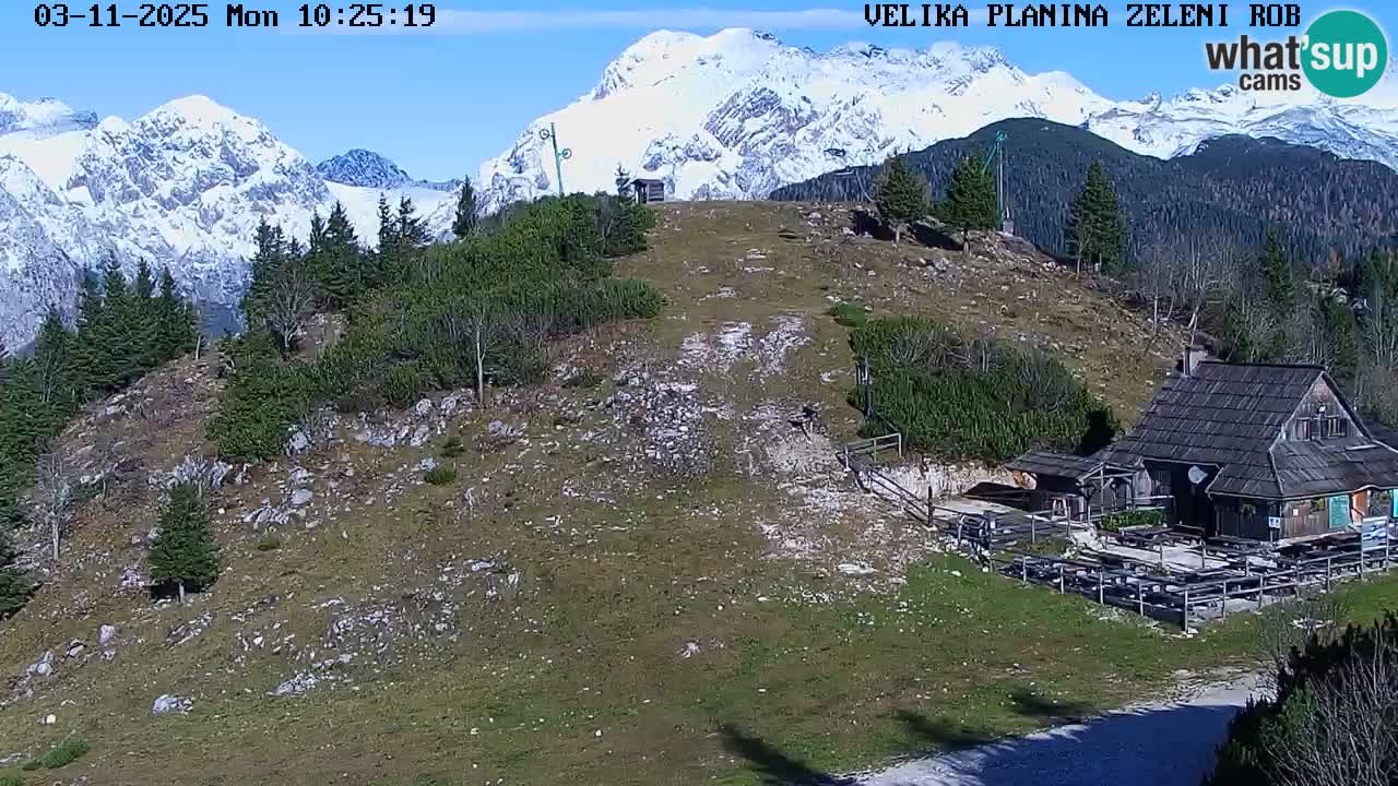 Zeleni Rob | Webcam live Velika Planina