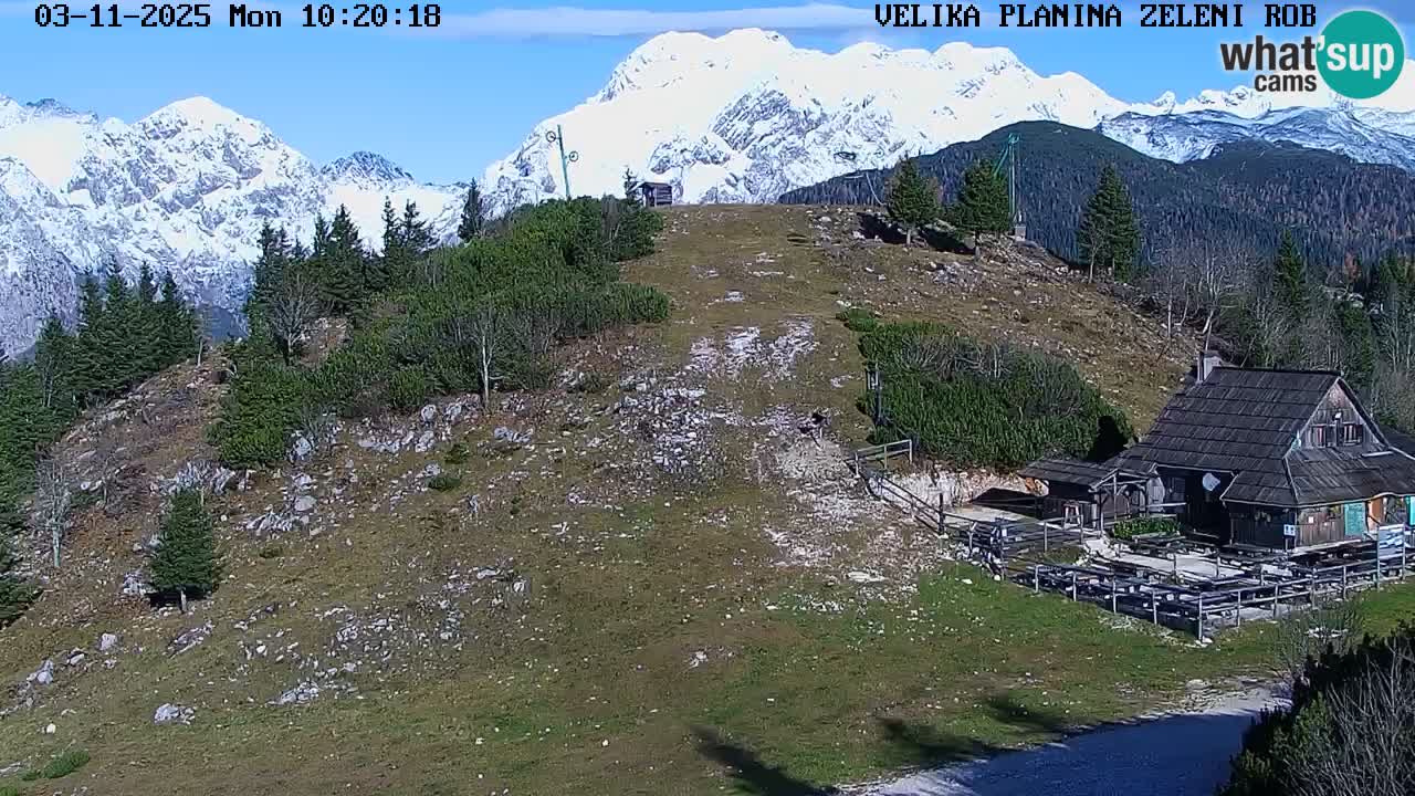 Zeleni Rob – Webcam live | Velika Planina