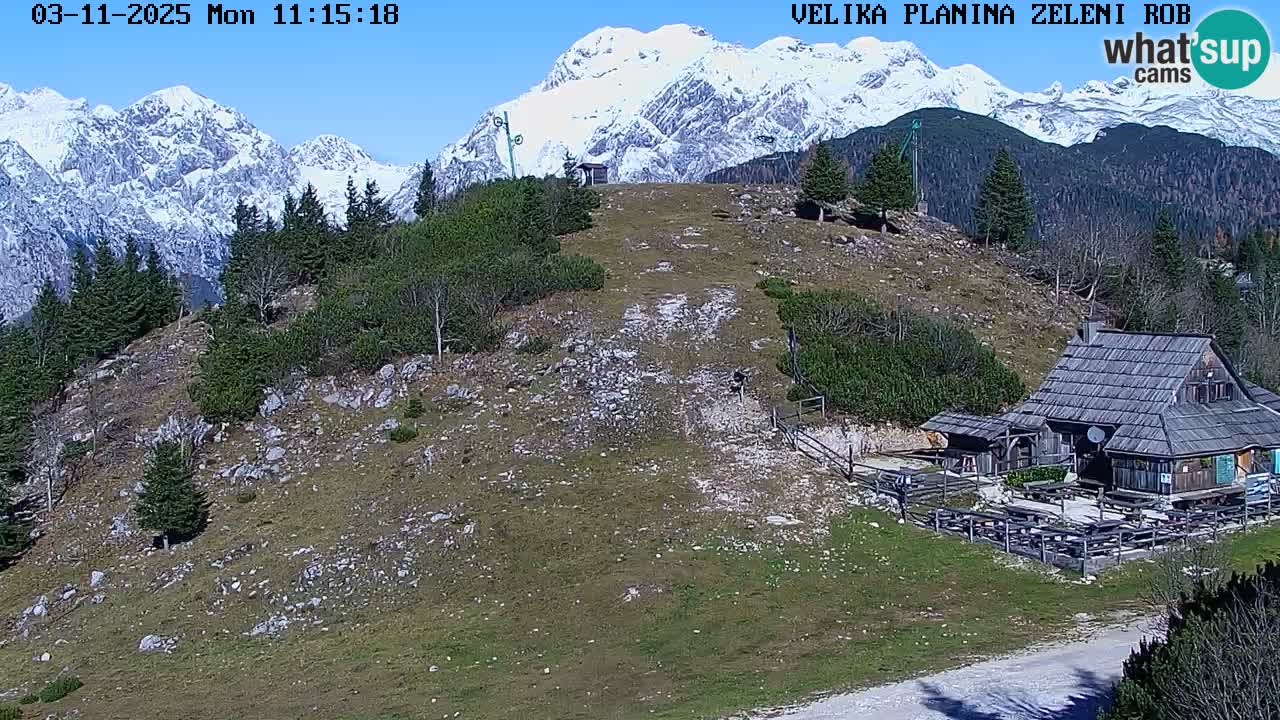 Zeleni Rob – Webcam live | Velika Planina