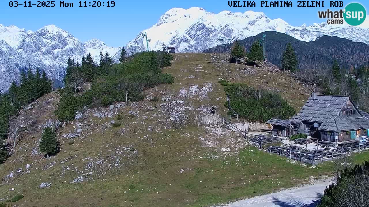 Zeleni Rob – Webcam live | Velika Planina