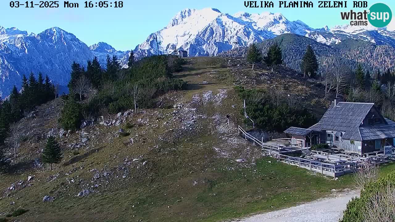 Zeleni Rob – Webcam live | Velika Planina