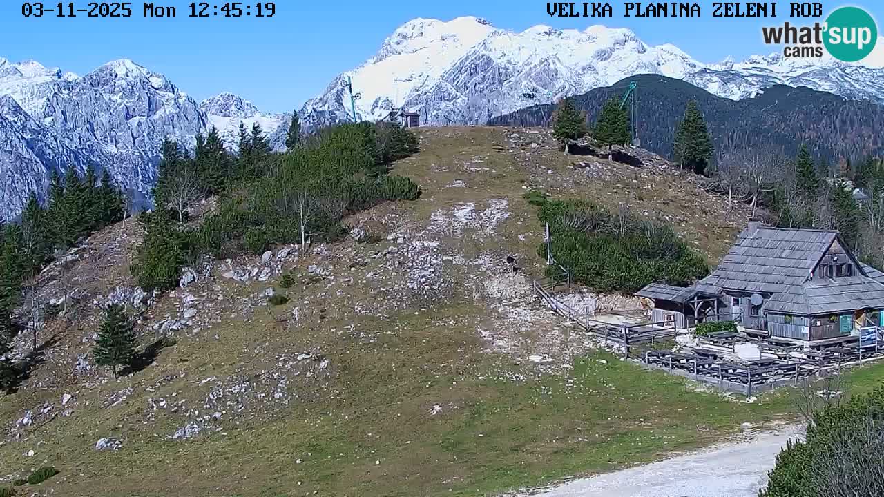 Zeleni Rob | Web kamera Velika Planina