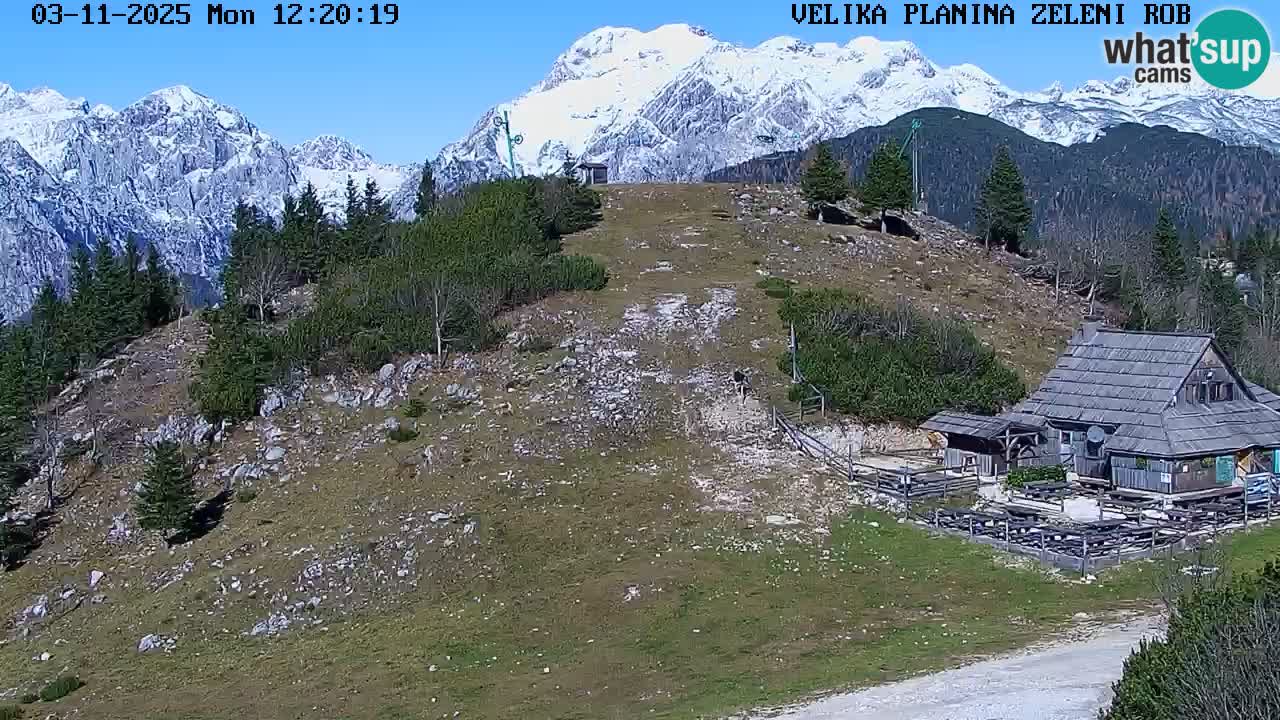 Zeleni Rob | Web kamera Velika Planina