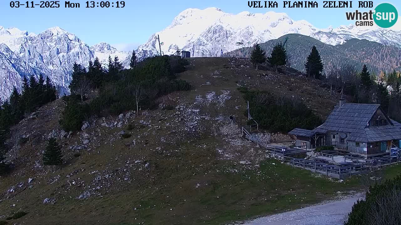 Zeleni Rob – Webcam live | Velika Planina