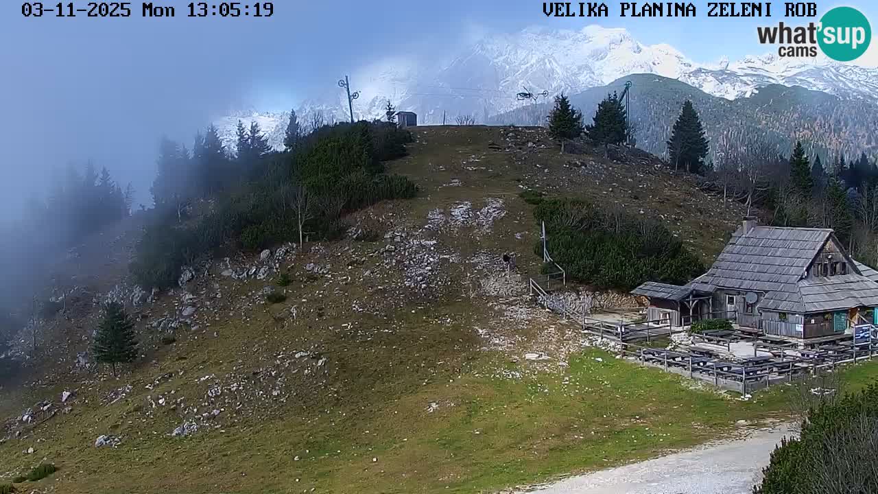 Zeleni Rob – Webcam live | Velika Planina