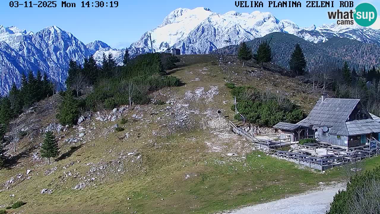 Zeleni Rob – Webcam live | Velika Planina
