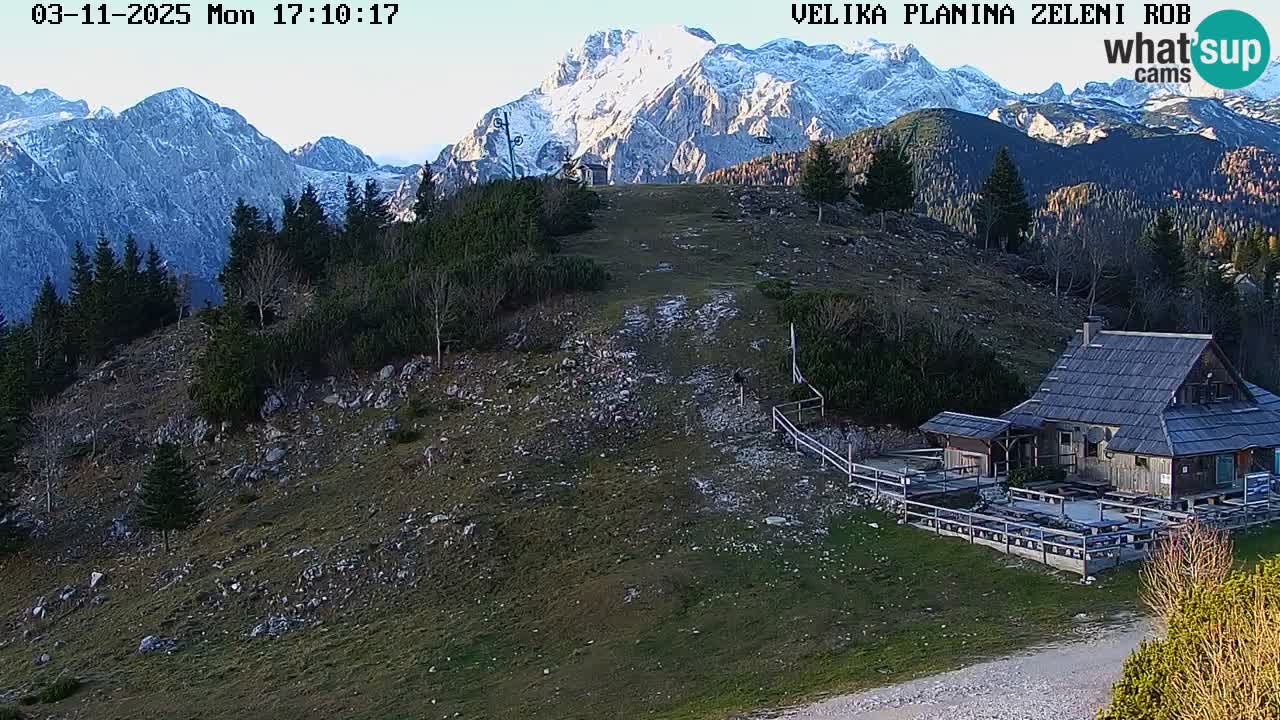 Zeleni Rob – Webcam live | Velika Planina